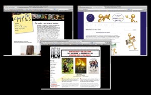 Film related web sites Luckham Creative has designed include Check it Out Films, Ottawa Film Society and 72 Hour Films.